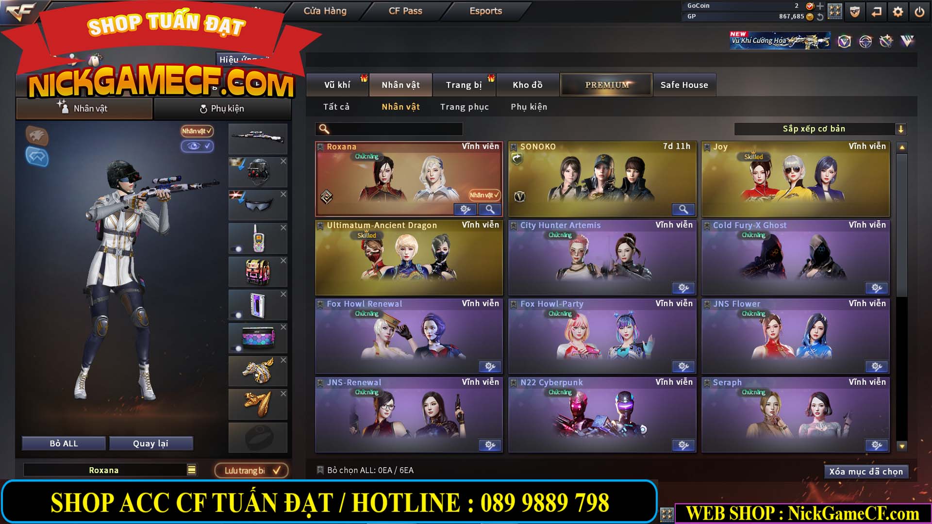 MÃ CF14364 - GIÁ : 5M2 - CHIẾN ZOM THỦ - C4 - 37 VIP - VIP6