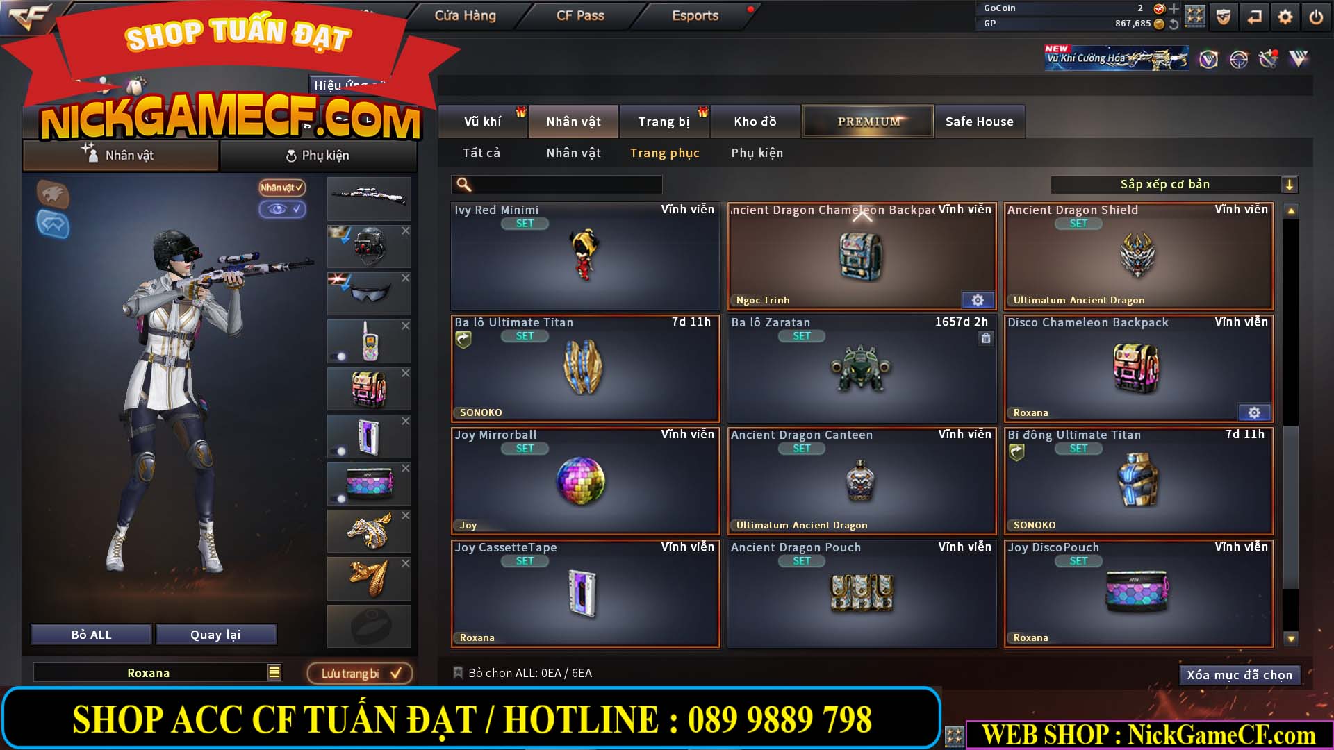 MÃ CF14364 - GIÁ : 5M2 - CHIẾN ZOM THỦ - C4 - 37 VIP - VIP6