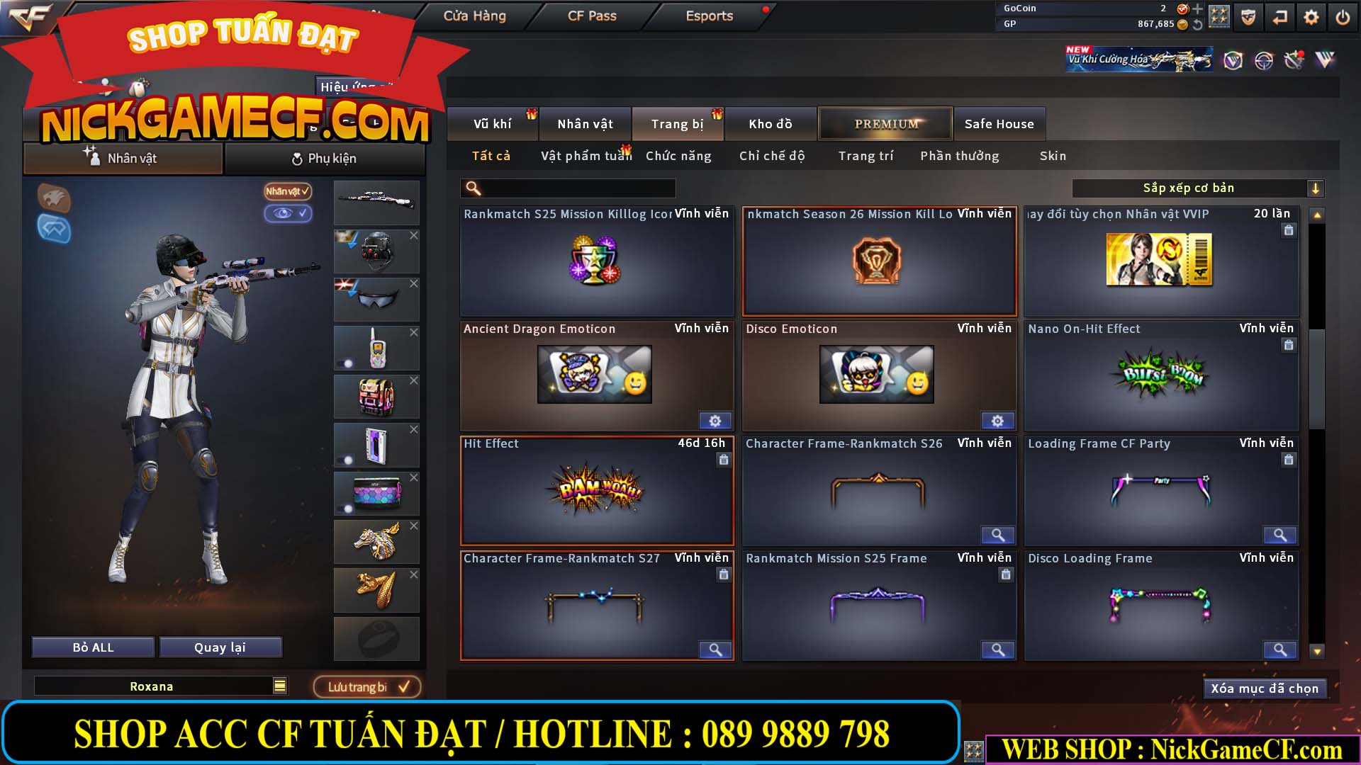 MÃ CF14364 - GIÁ : 5M2 - CHIẾN ZOM THỦ - C4 - 37 VIP - VIP6