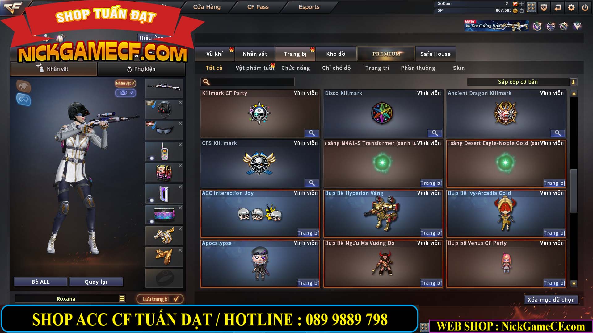 MÃ CF14364 - GIÁ : 5M2 - CHIẾN ZOM THỦ - C4 - 37 VIP - VIP6