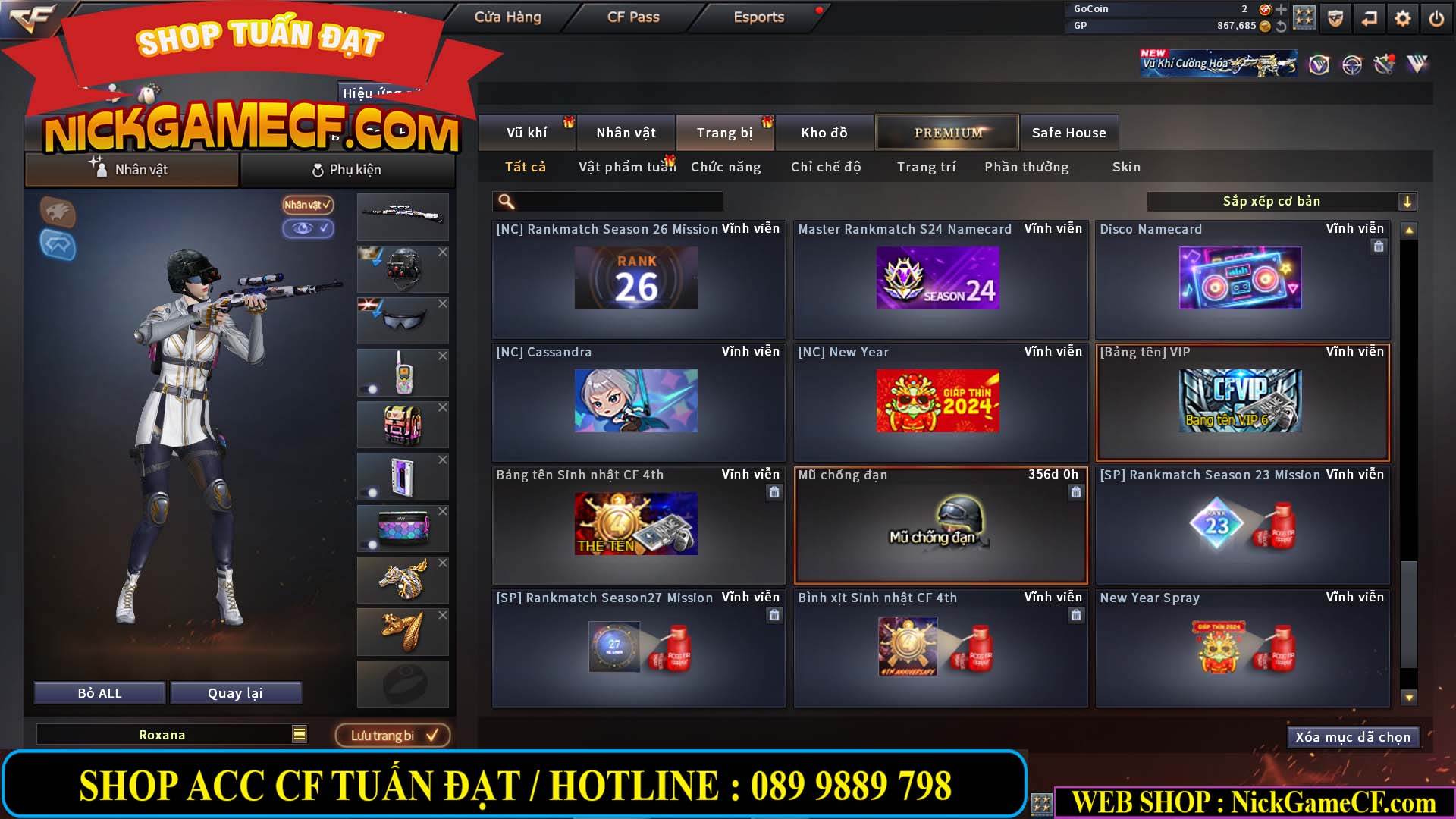 MÃ CF14364 - GIÁ : 5M2 - CHIẾN ZOM THỦ - C4 - 37 VIP - VIP6