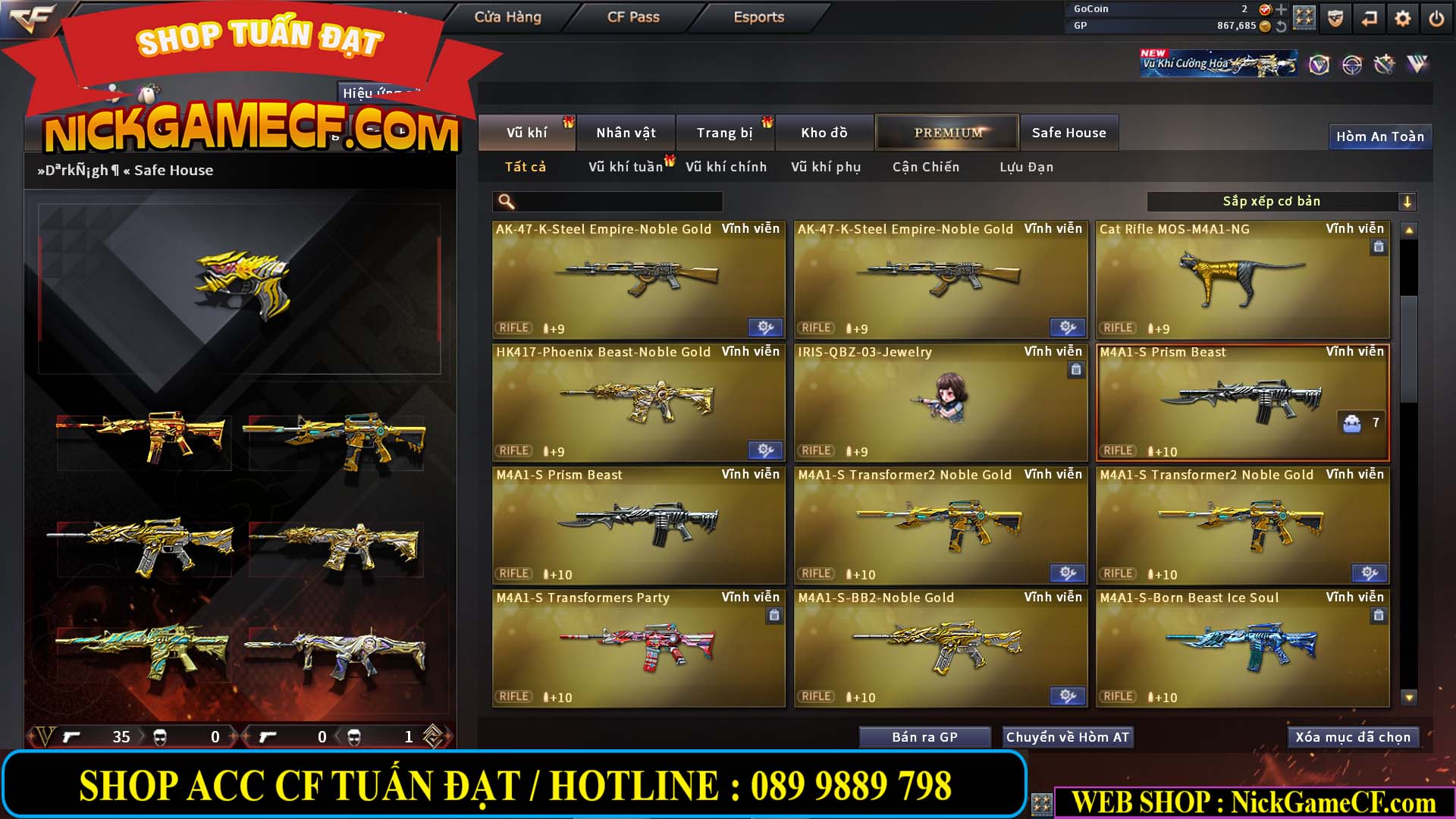 MÃ CF14364 - GIÁ : 5M2 - CHIẾN ZOM THỦ - C4 - 37 VIP - VIP6