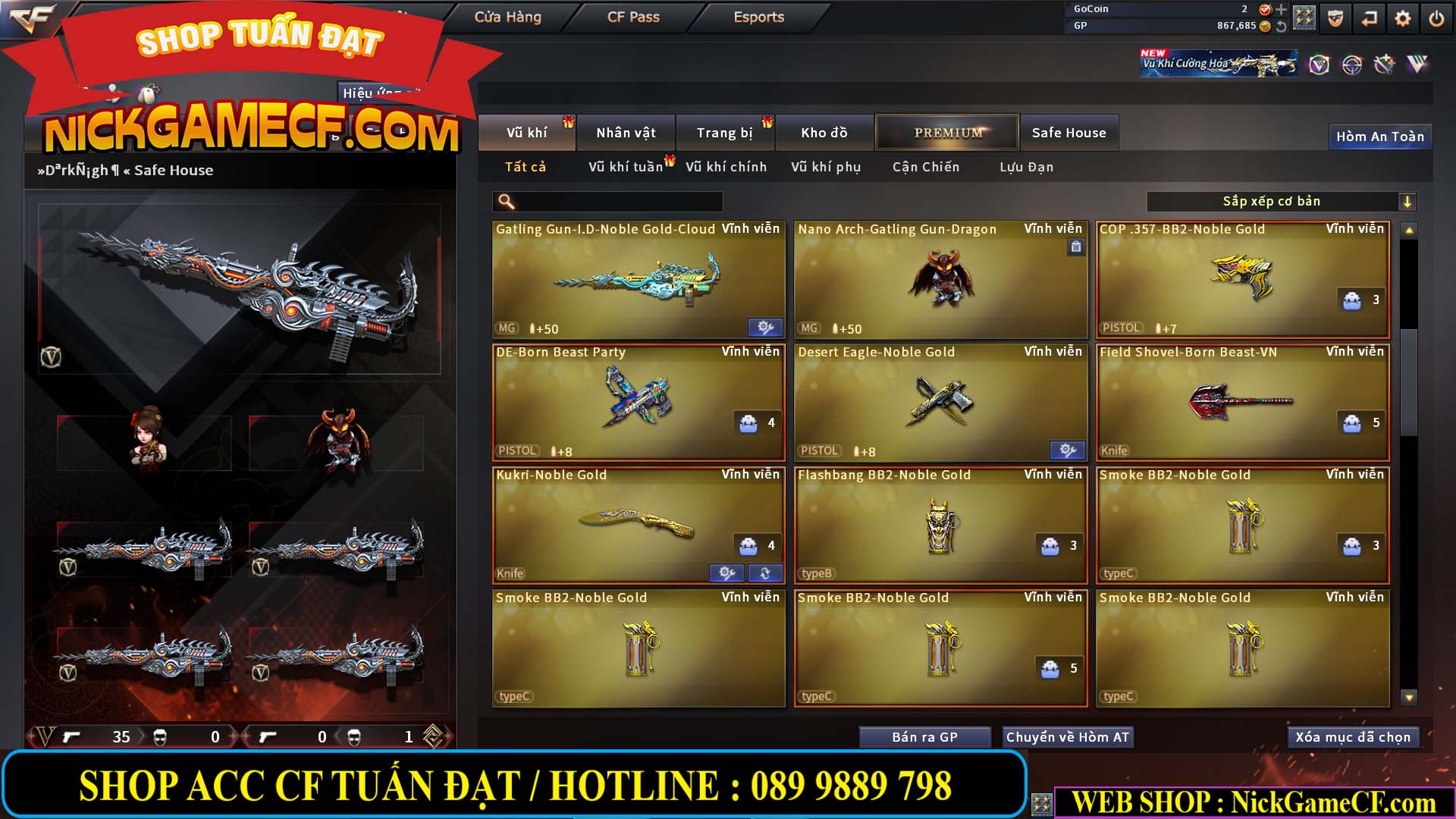 MÃ CF14364 - GIÁ : 5M2 - CHIẾN ZOM THỦ - C4 - 37 VIP - VIP6