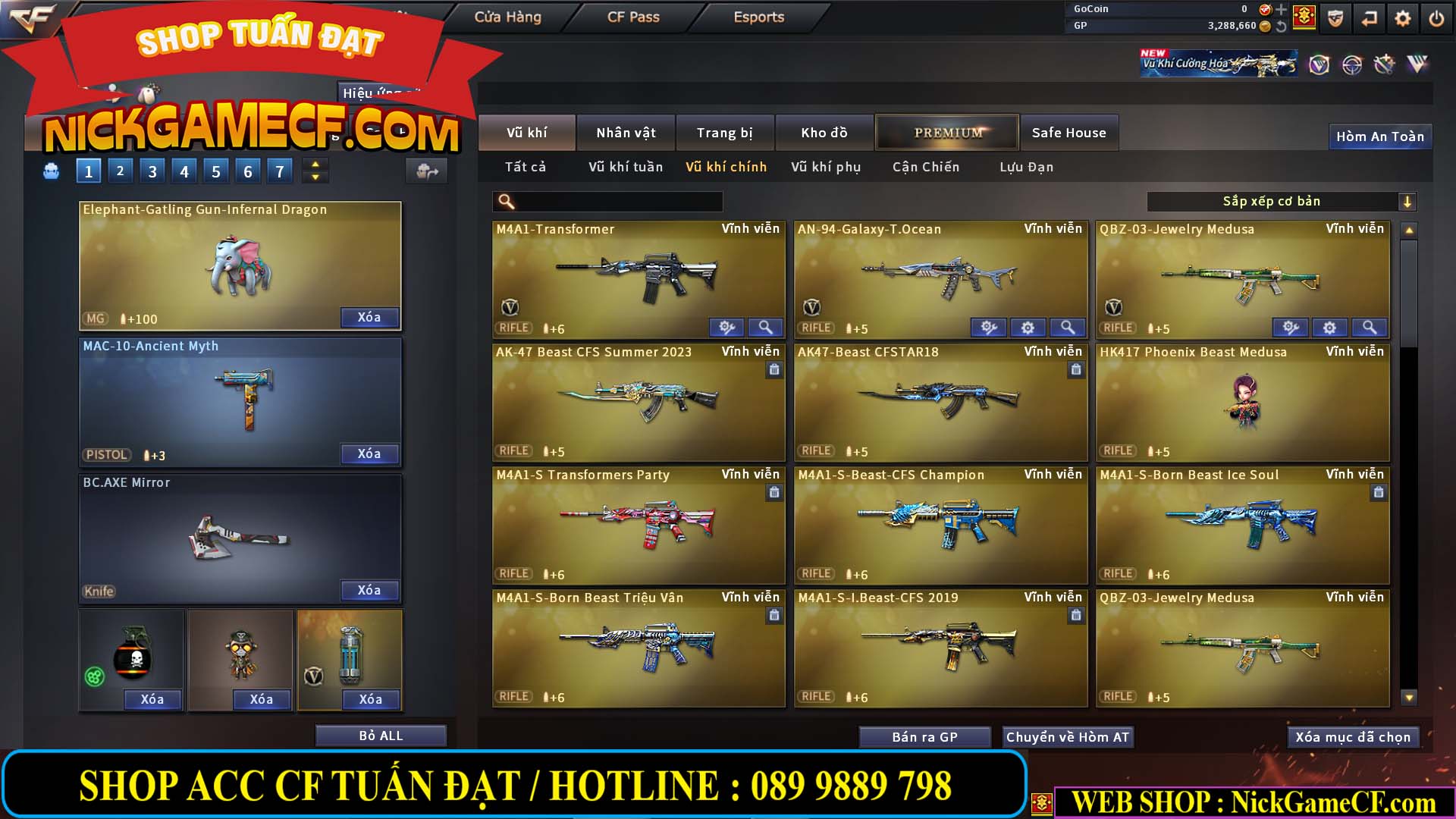 MÃ CF14414 - GIÁ : 4550K - CHIẾN ZOM THỦ + SĂN SIÊU XINH - VIP5