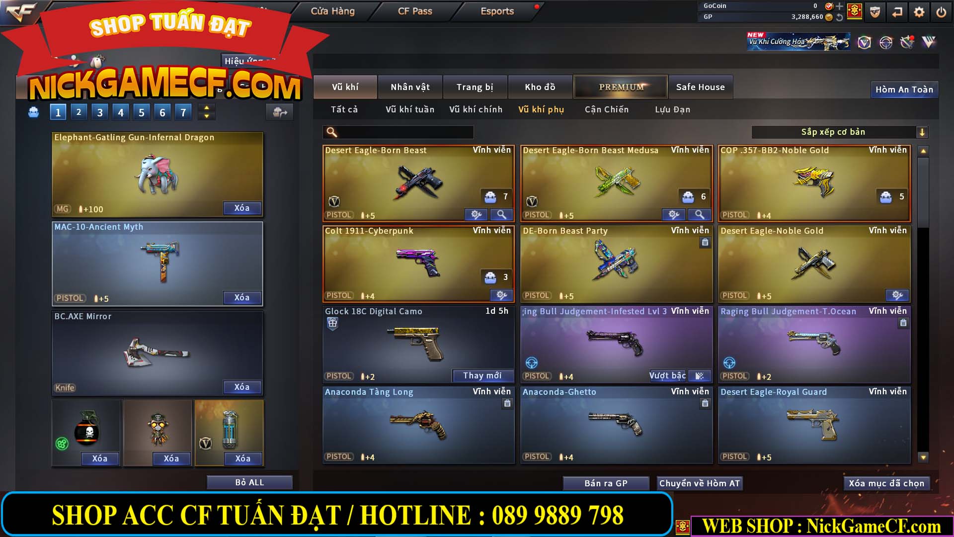 MÃ CF14414 - GIÁ : 4550K - CHIẾN ZOM THỦ + SĂN SIÊU XINH - VIP5