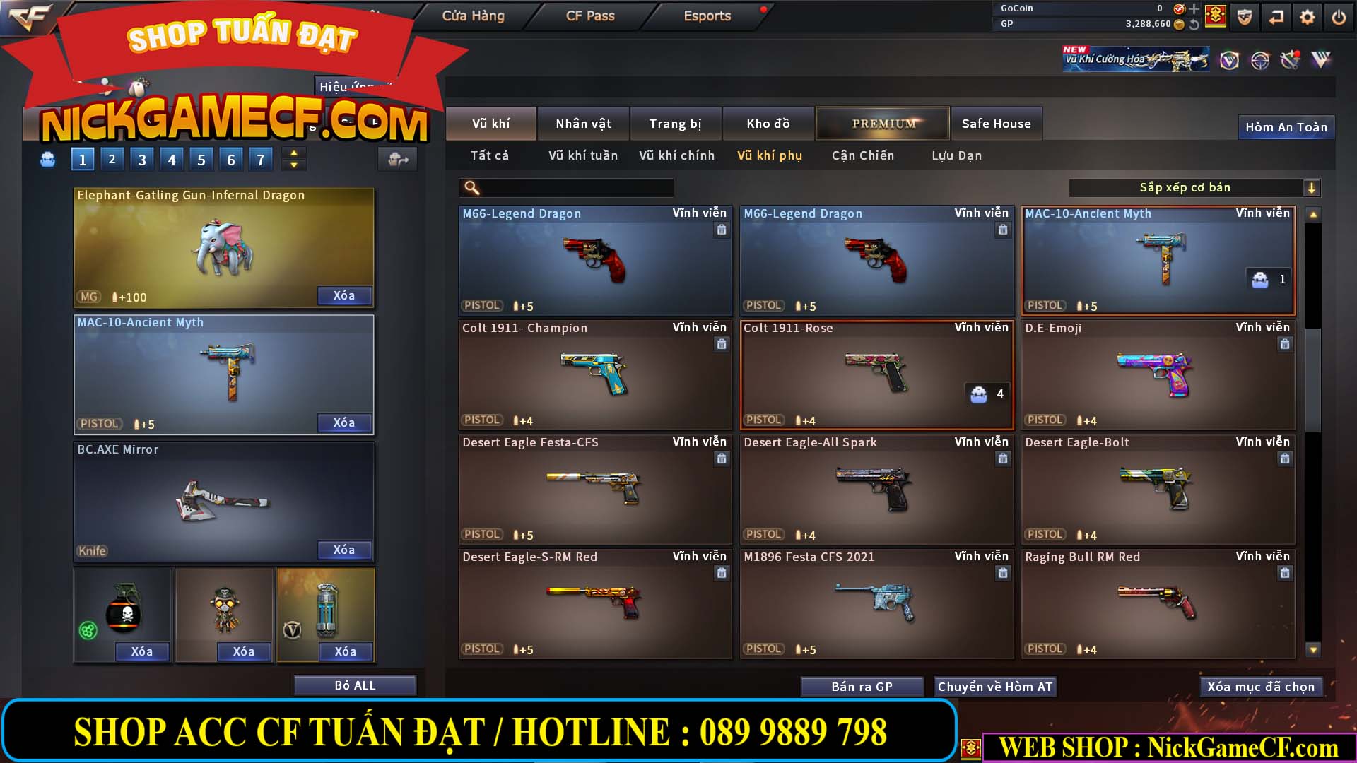 MÃ CF14414 - GIÁ : 4550K - CHIẾN ZOM THỦ + SĂN SIÊU XINH - VIP5