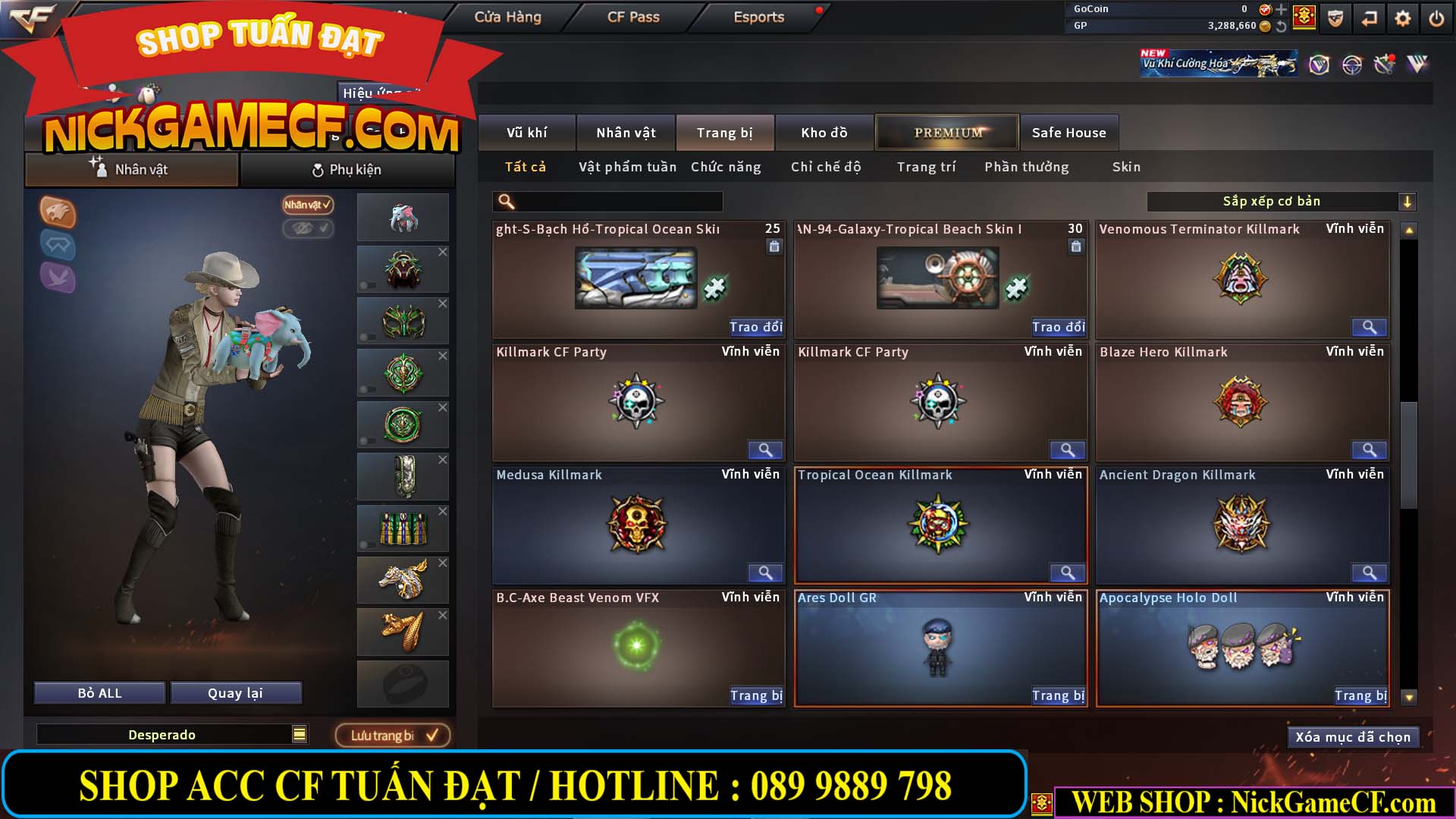 MÃ CF14414 - GIÁ : 4550K - CHIẾN ZOM THỦ + SĂN SIÊU XINH - VIP5