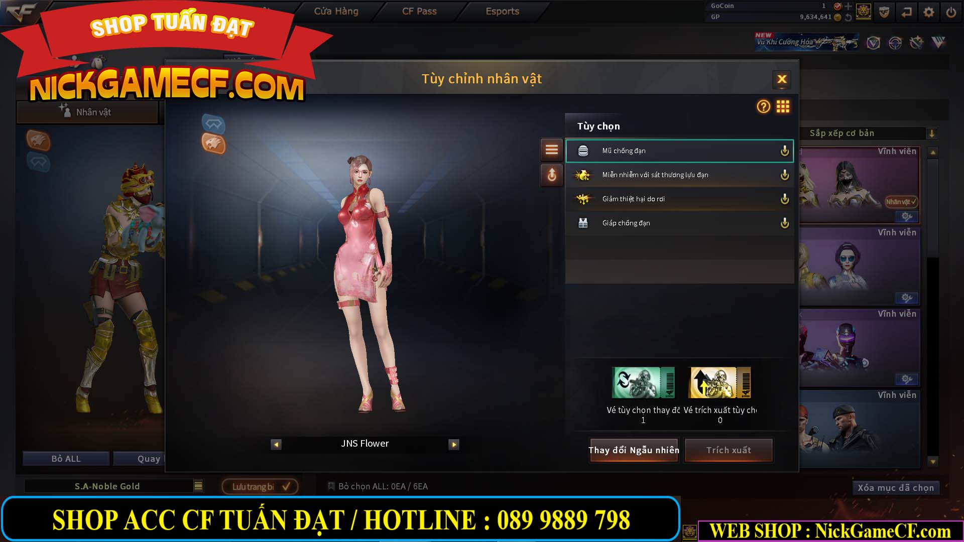 MÃ CF14488 - GIÁ : 4M5 - CHIẾN C4 XINH + ZOM THỦ - 32 VIP - VIP5