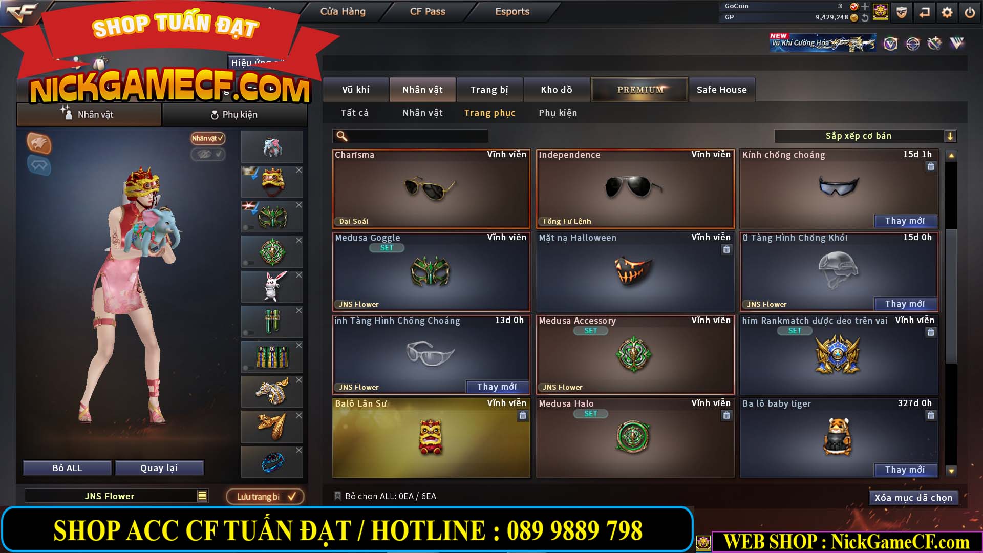 MÃ CF14488 - GIÁ : 4M5 - CHIẾN C4 XINH + ZOM THỦ - 32 VIP - VIP5