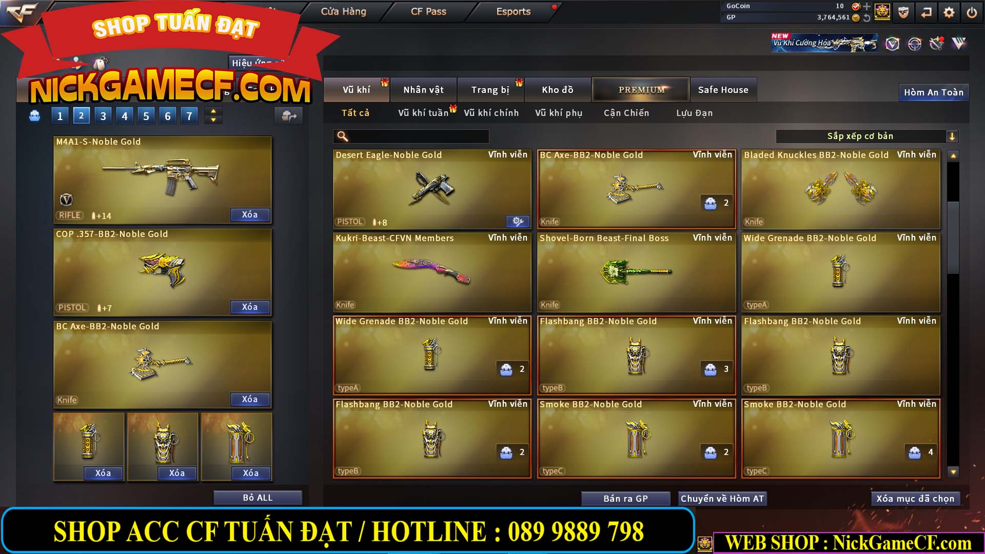 MÃ CF14499 - GIÁ : 7999K - CHIẾN ZOM C4 - 59 VIP + 2K GO LÊN VIP7