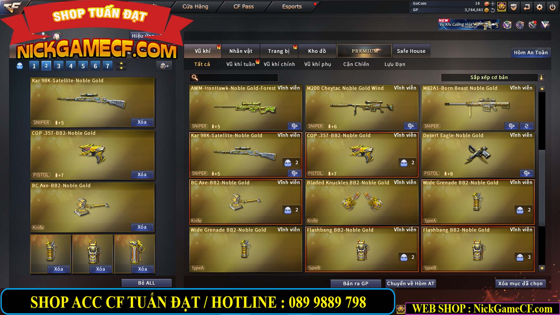 MÃ CF14499 - GIÁ : 7999K - CHIẾN ZOM C4 - 59 VIP + 2K GO LÊN VIP7