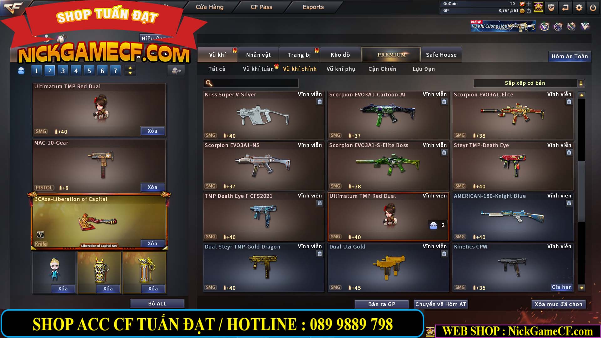 MÃ CF14499 - GIÁ : 7999K - CHIẾN ZOM C4 - 59 VIP + 2K GO LÊN VIP7