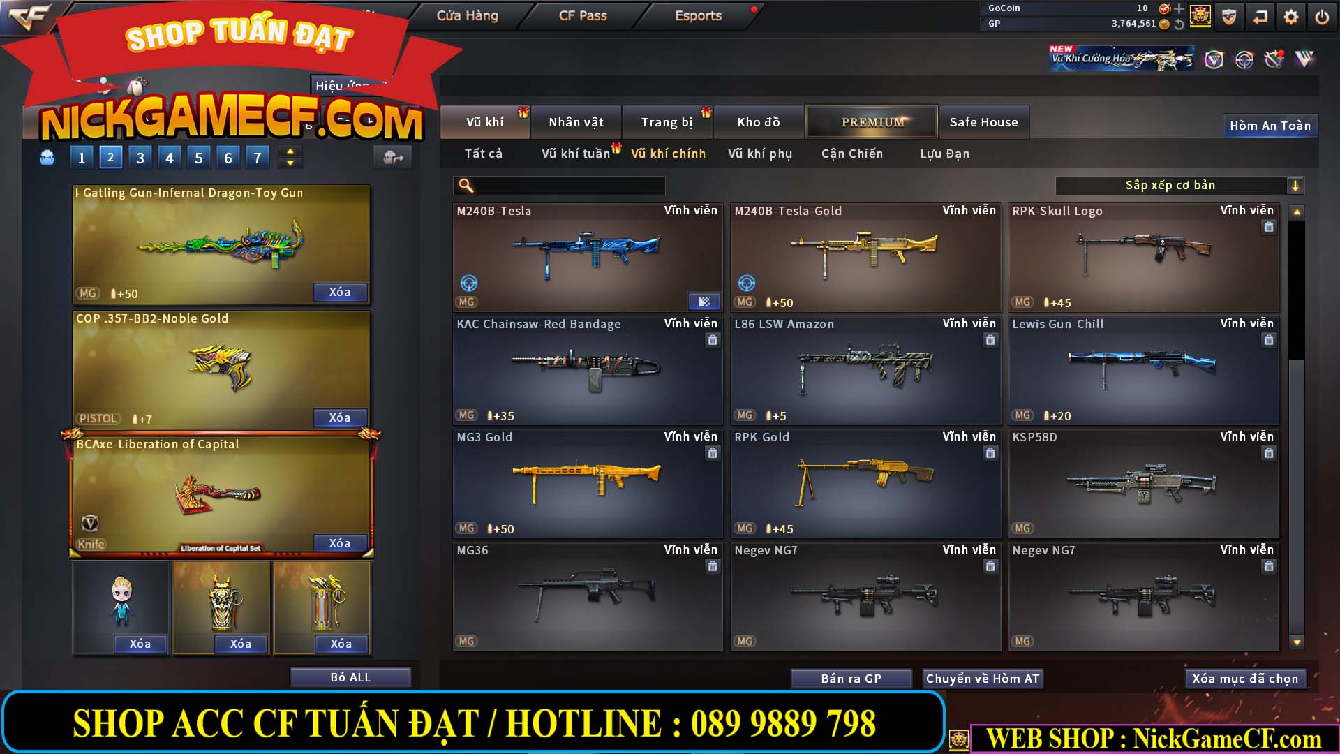 MÃ CF14499 - GIÁ : 7999K - CHIẾN ZOM C4 - 59 VIP + 2K GO LÊN VIP7