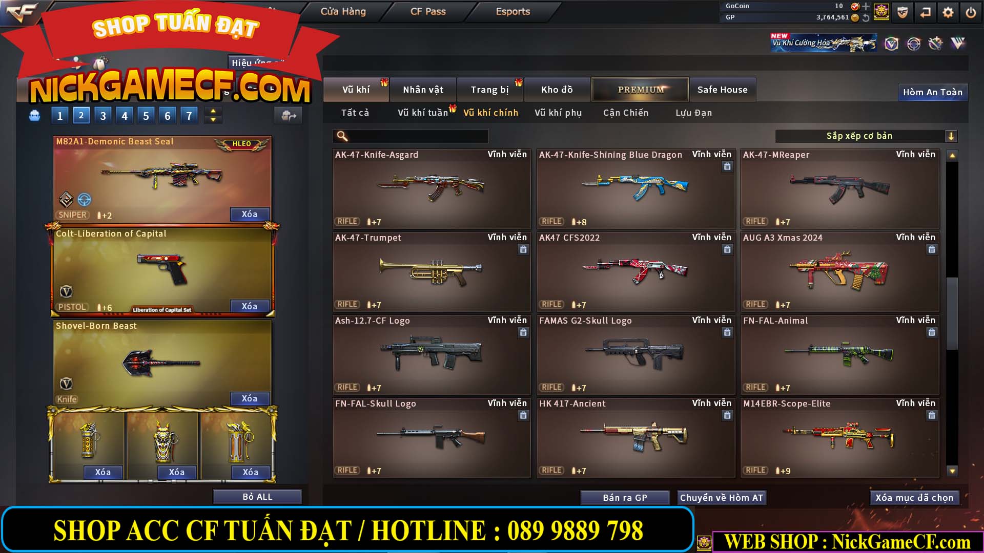 MÃ CF14499 - GIÁ : 7999K - CHIẾN ZOM C4 - 59 VIP + 2K GO LÊN VIP7