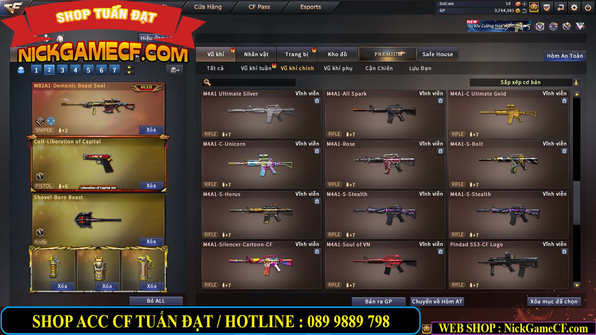 MÃ CF14499 - GIÁ : 7999K - CHIẾN ZOM C4 - 59 VIP + 2K GO LÊN VIP7