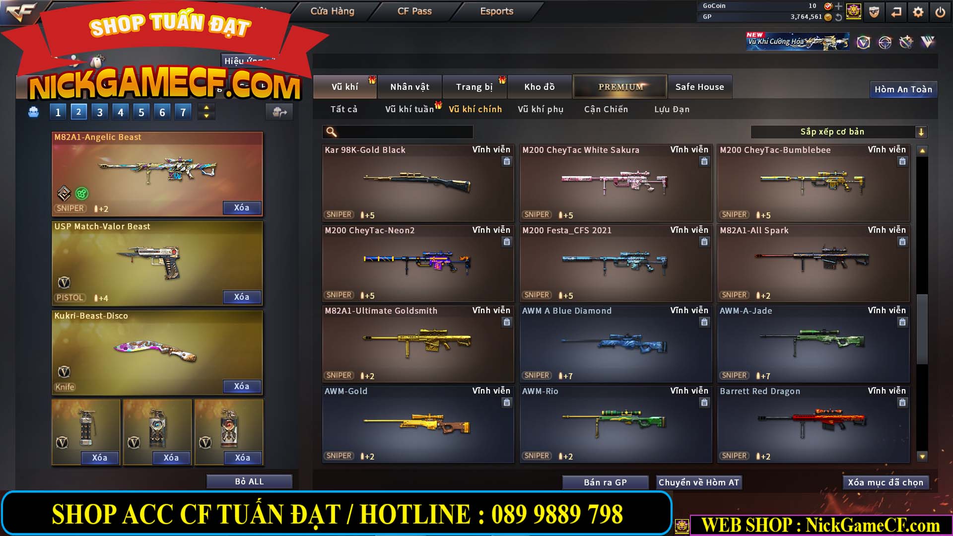 MÃ CF14499 - GIÁ : 7999K - CHIẾN ZOM C4 - 59 VIP + 2K GO LÊN VIP7