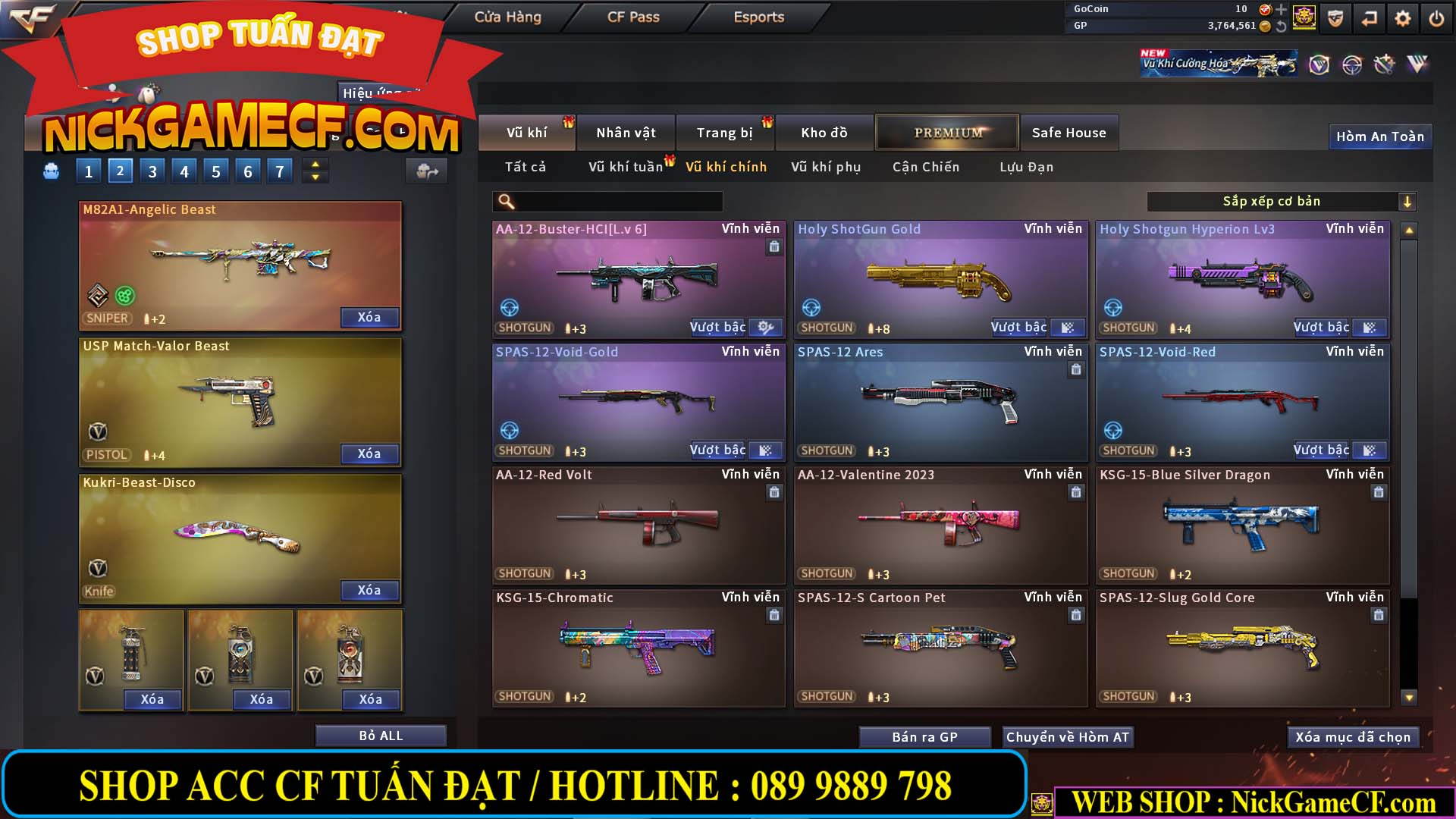 MÃ CF14499 - GIÁ : 7999K - CHIẾN ZOM C4 - 59 VIP + 2K GO LÊN VIP7