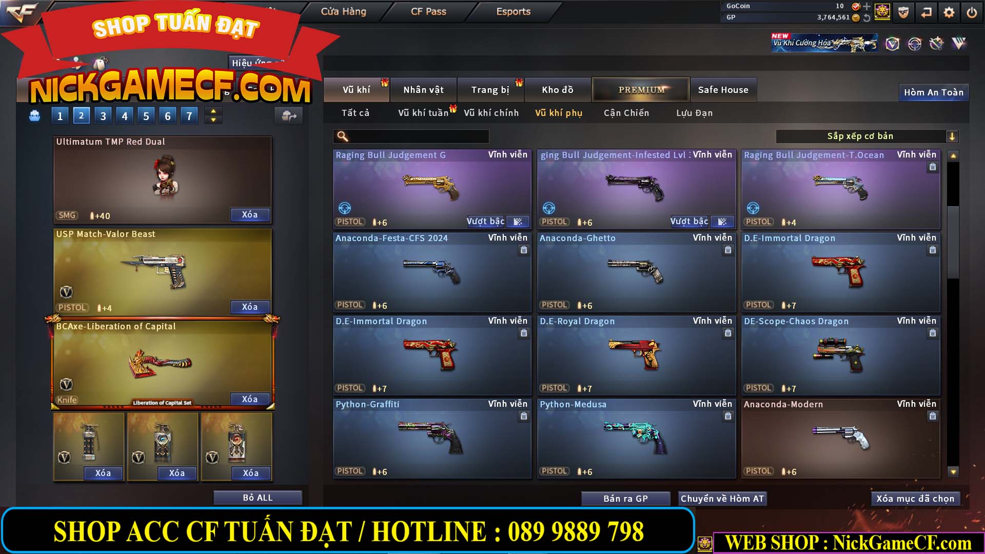 MÃ CF14499 - GIÁ : 7999K - CHIẾN ZOM C4 - 59 VIP + 2K GO LÊN VIP7