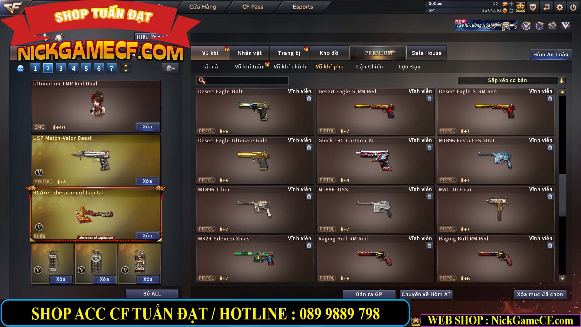 MÃ CF14499 - GIÁ : 7999K - CHIẾN ZOM C4 - 59 VIP + 2K GO LÊN VIP7