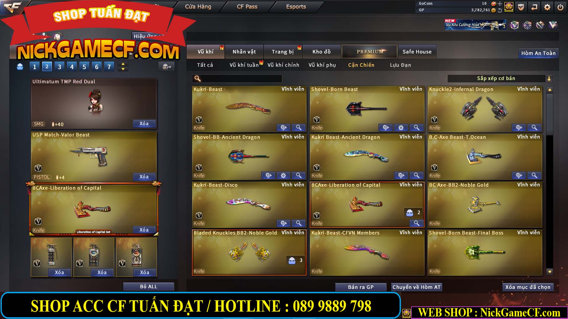 MÃ CF14499 - GIÁ : 7999K - CHIẾN ZOM C4 - 59 VIP + 2K GO LÊN VIP7