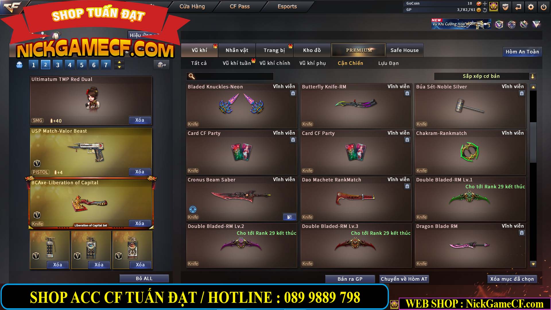 MÃ CF14499 - GIÁ : 7999K - CHIẾN ZOM C4 - 59 VIP + 2K GO LÊN VIP7