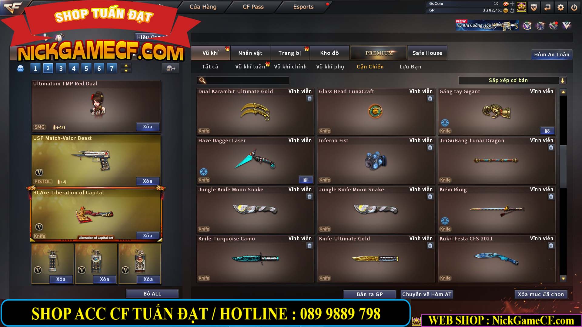 MÃ CF14499 - GIÁ : 7999K - CHIẾN ZOM C4 - 59 VIP + 2K GO LÊN VIP7