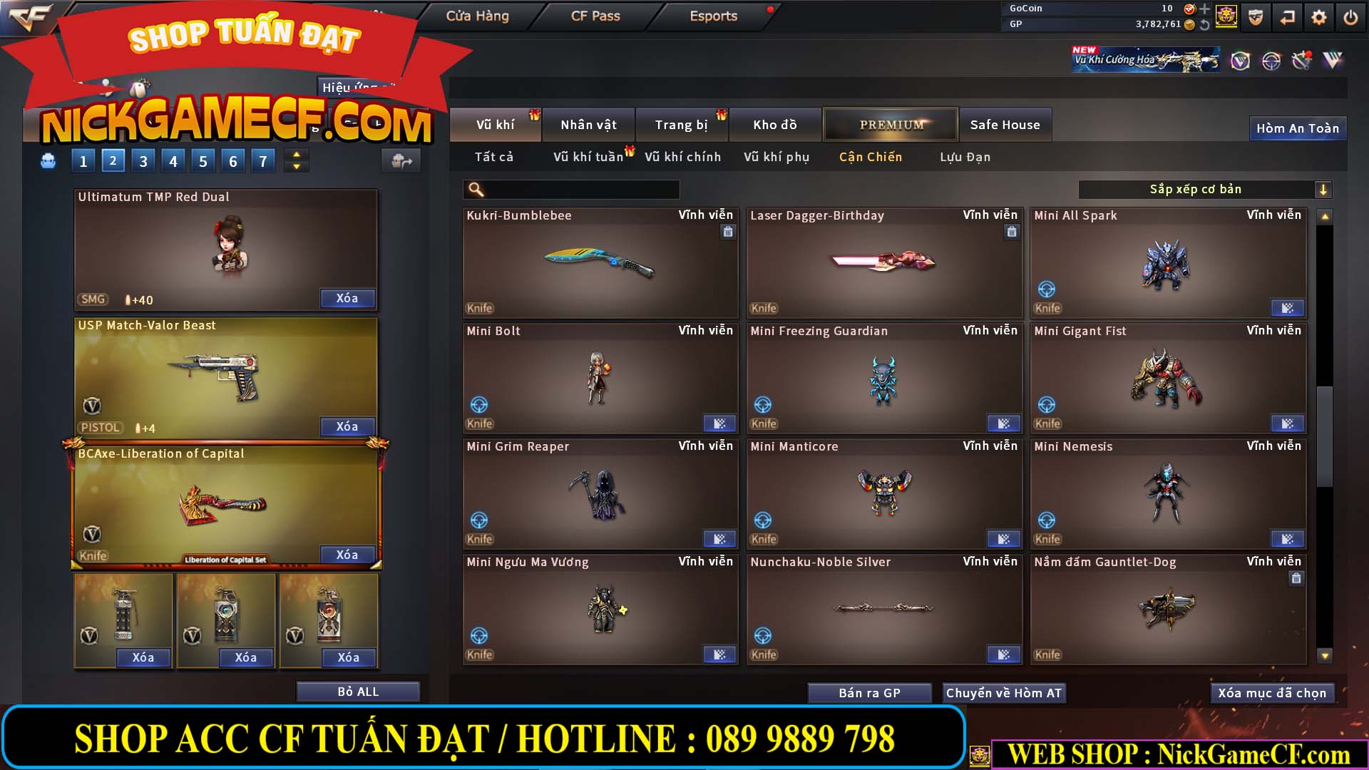 MÃ CF14499 - GIÁ : 7999K - CHIẾN ZOM C4 - 59 VIP + 2K GO LÊN VIP7