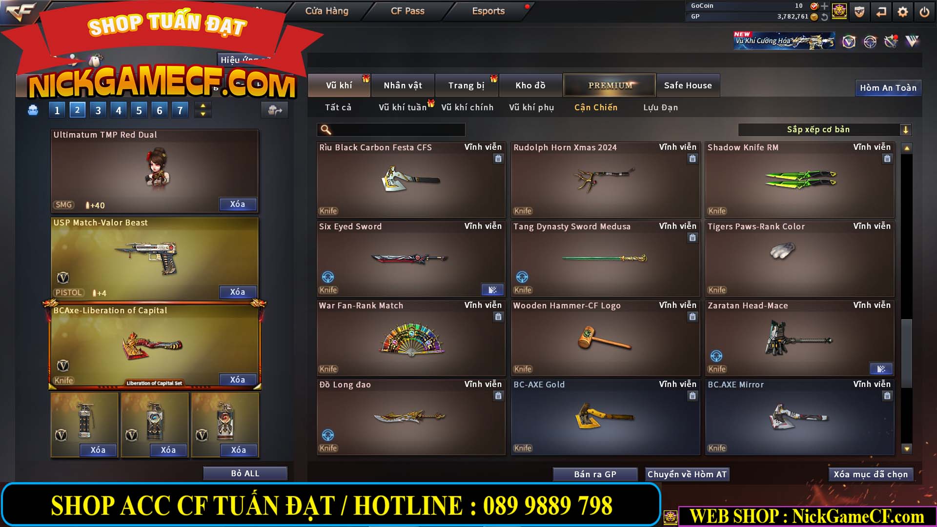 MÃ CF14499 - GIÁ : 7999K - CHIẾN ZOM C4 - 59 VIP + 2K GO LÊN VIP7