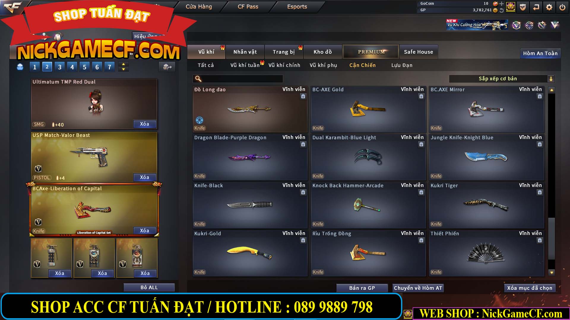 MÃ CF14499 - GIÁ : 7999K - CHIẾN ZOM C4 - 59 VIP + 2K GO LÊN VIP7