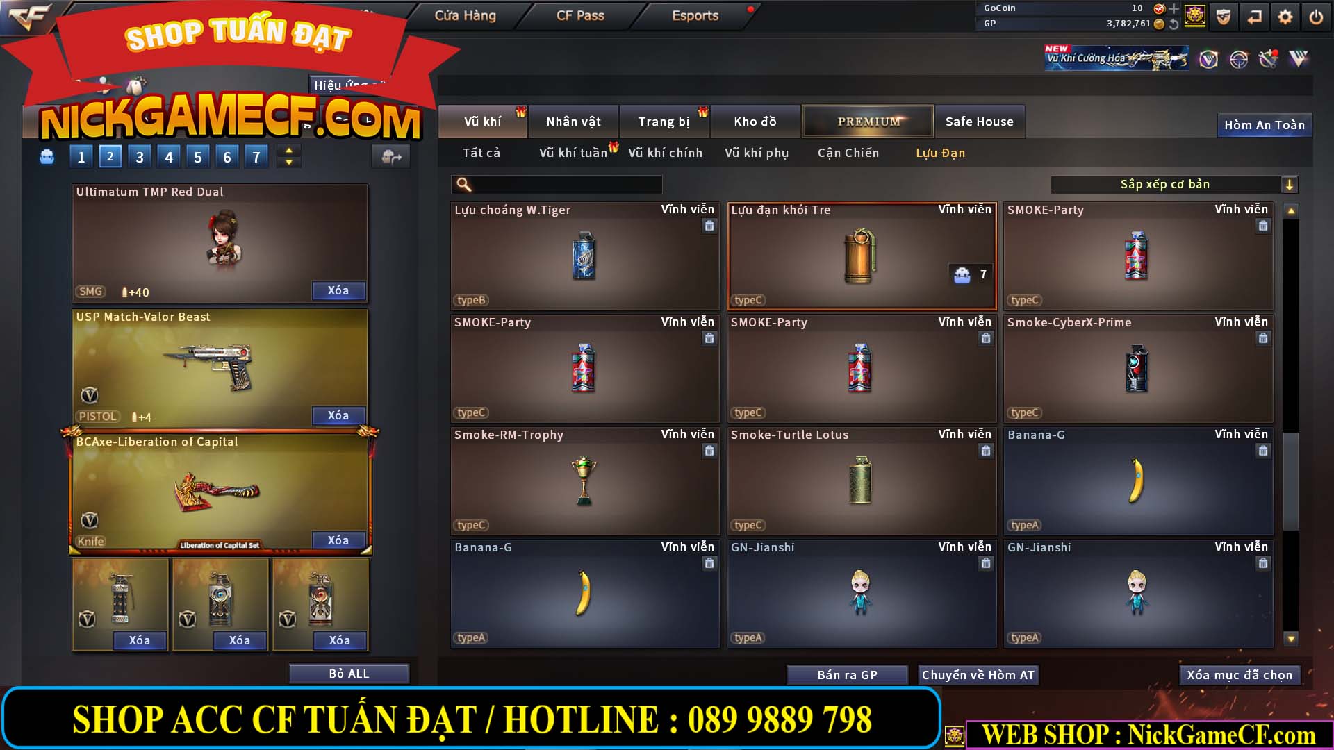 MÃ CF14499 - GIÁ : 7999K - CHIẾN ZOM C4 - 59 VIP + 2K GO LÊN VIP7