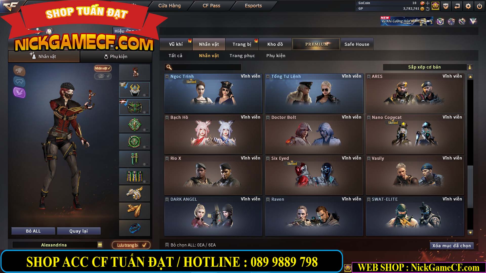 MÃ CF14499 - GIÁ : 7999K - CHIẾN ZOM C4 - 59 VIP + 2K GO LÊN VIP7