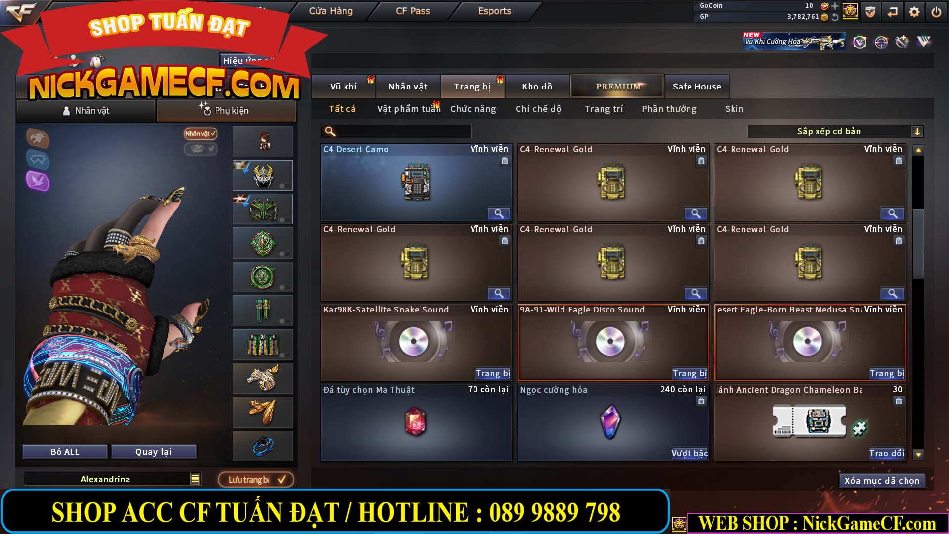 MÃ CF14499 - GIÁ : 7999K - CHIẾN ZOM C4 - 59 VIP + 2K GO LÊN VIP7