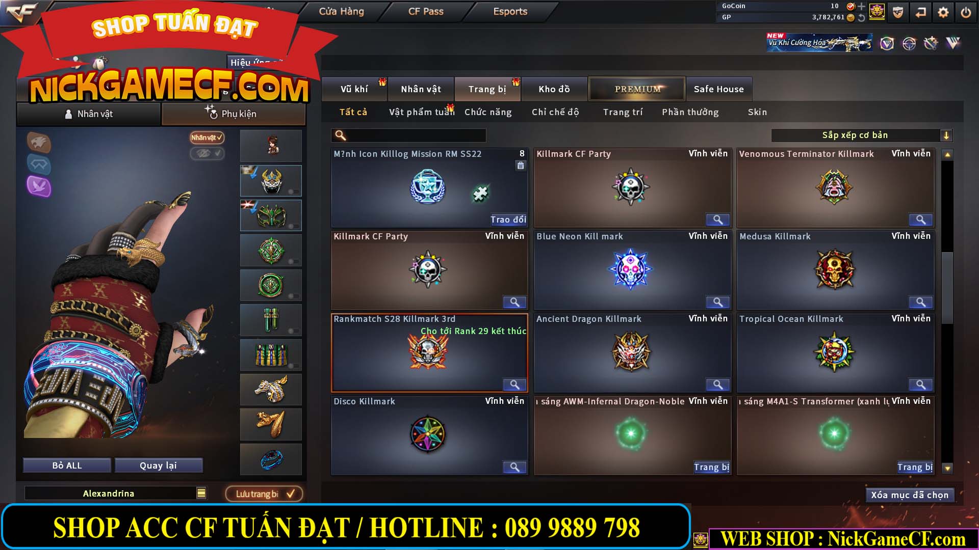 MÃ CF14499 - GIÁ : 7999K - CHIẾN ZOM C4 - 59 VIP + 2K GO LÊN VIP7