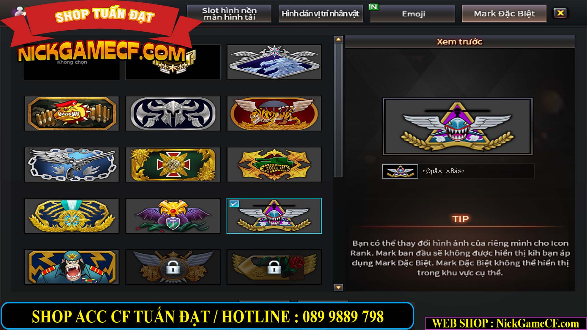 MÃ CF14499 - GIÁ : 7999K - CHIẾN ZOM C4 - 59 VIP + 2K GO LÊN VIP7