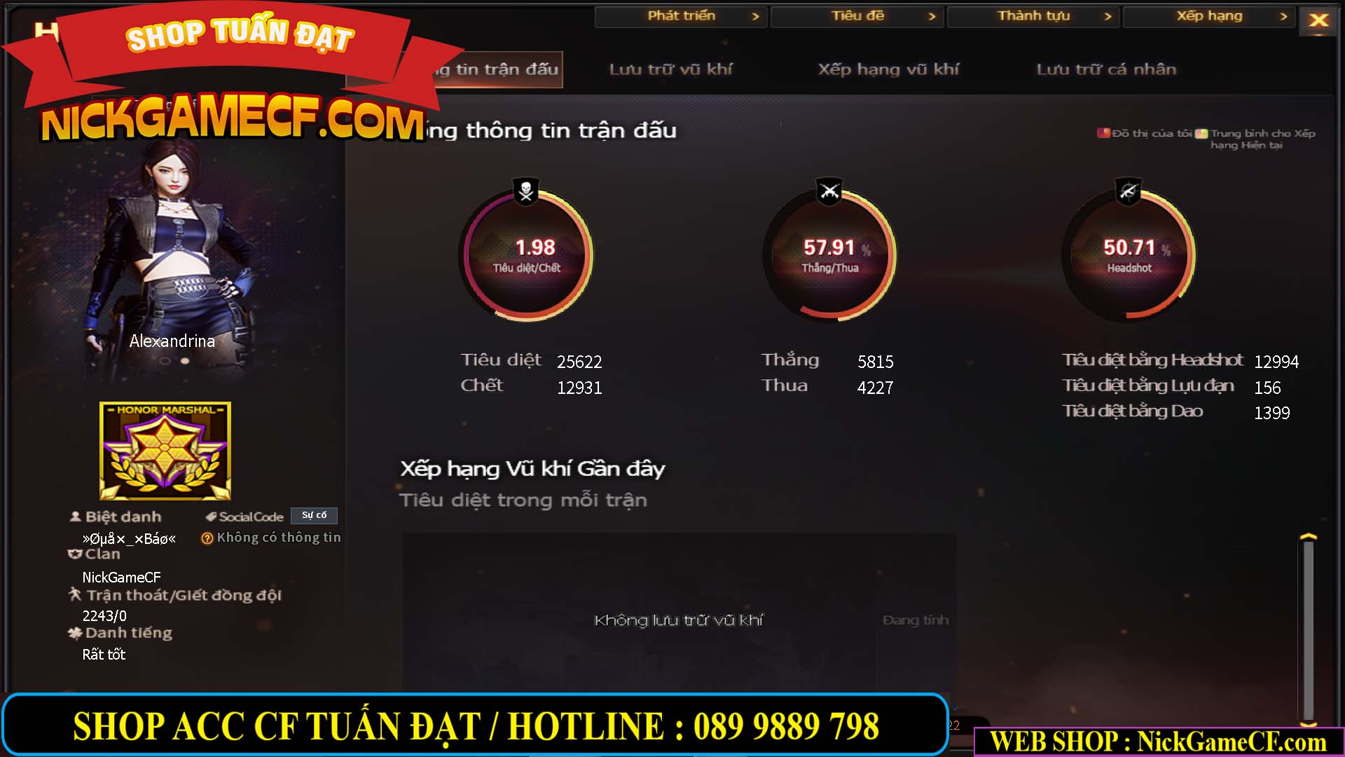 MÃ CF14499 - GIÁ : 7999K - CHIẾN ZOM C4 - 59 VIP + 2K GO LÊN VIP7