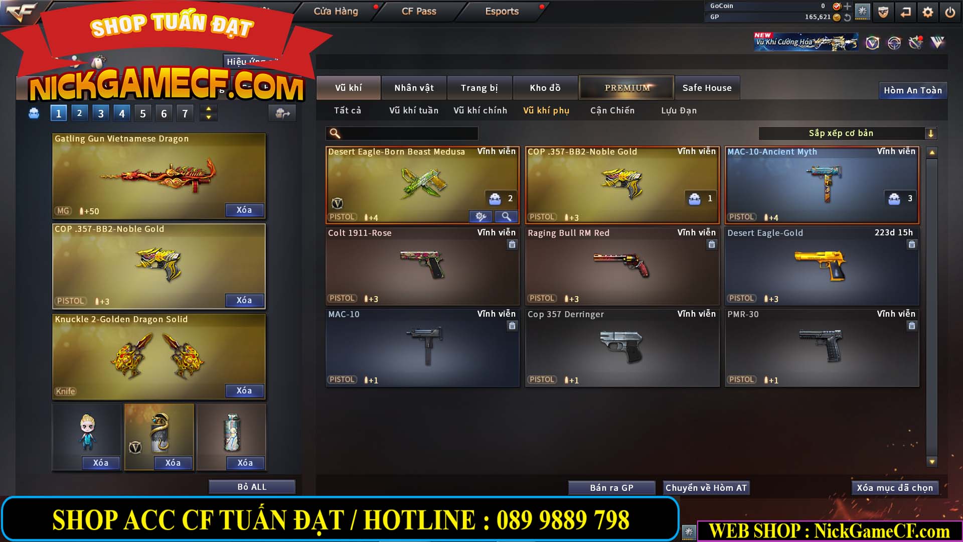 MÃ CF14500 - GIÁ : 1999K - CHIẾN ZOM C4 SIÊU XINH - VIP3 WEB