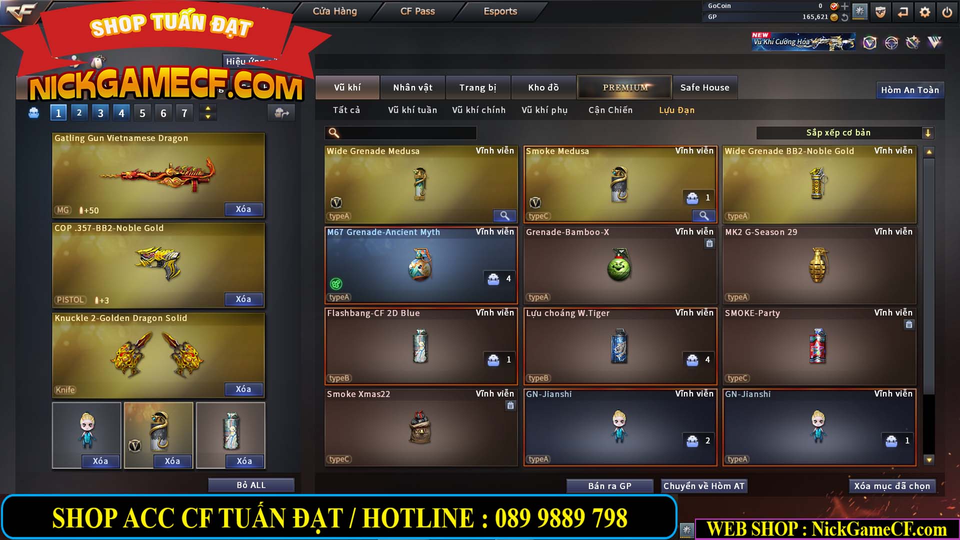 MÃ CF14500 - GIÁ : 1999K - CHIẾN ZOM C4 SIÊU XINH - VIP3 WEB