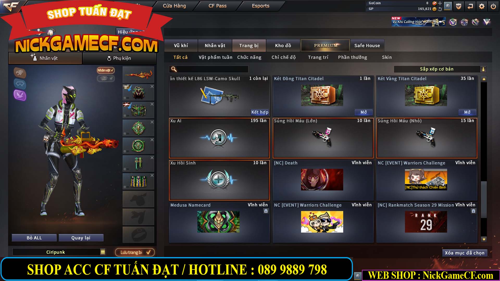 MÃ CF14500 - GIÁ : 1999K - CHIẾN ZOM C4 SIÊU XINH - VIP3 WEB