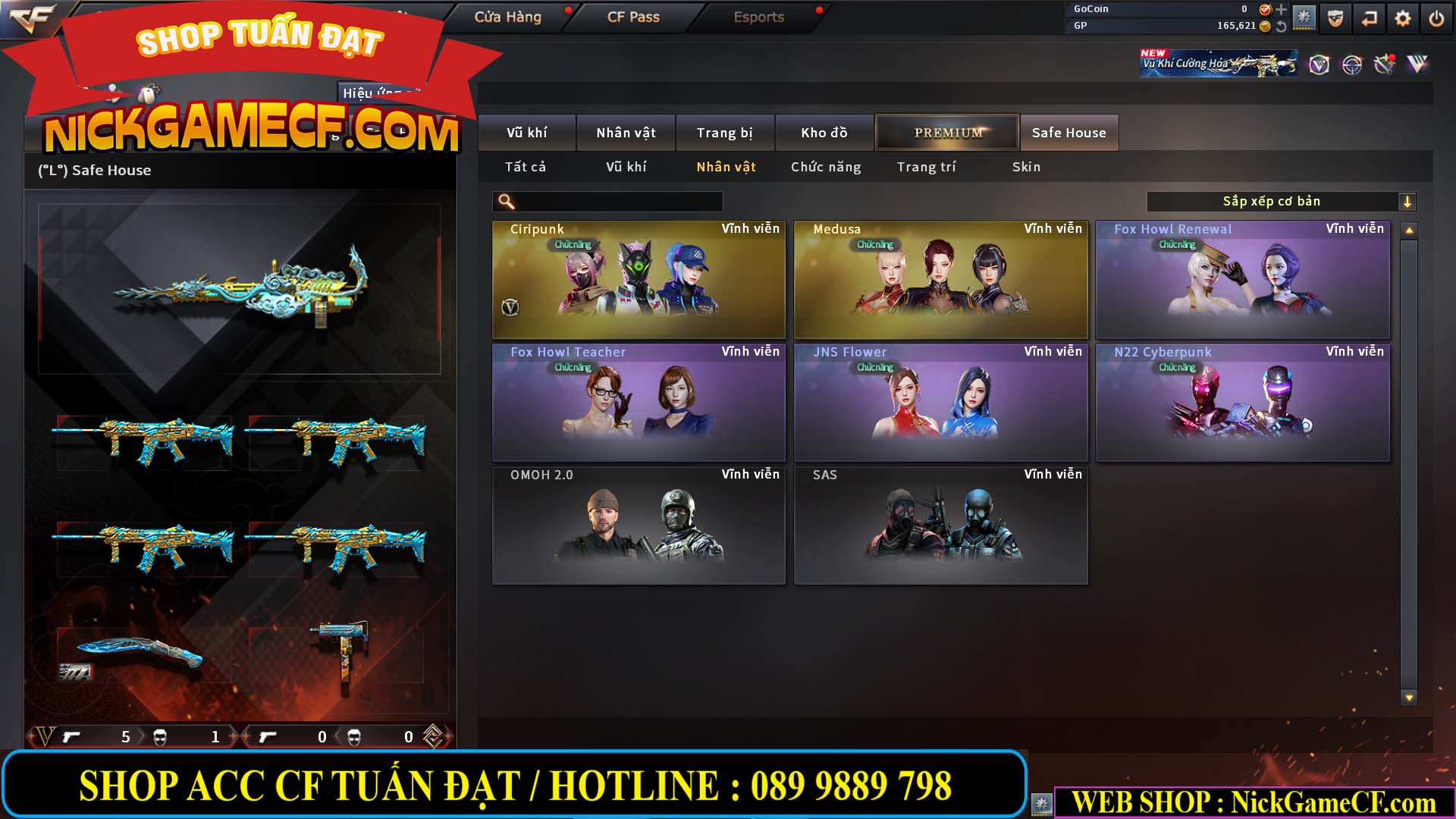 MÃ CF14500 - GIÁ : 1999K - CHIẾN ZOM C4 SIÊU XINH - VIP3 WEB