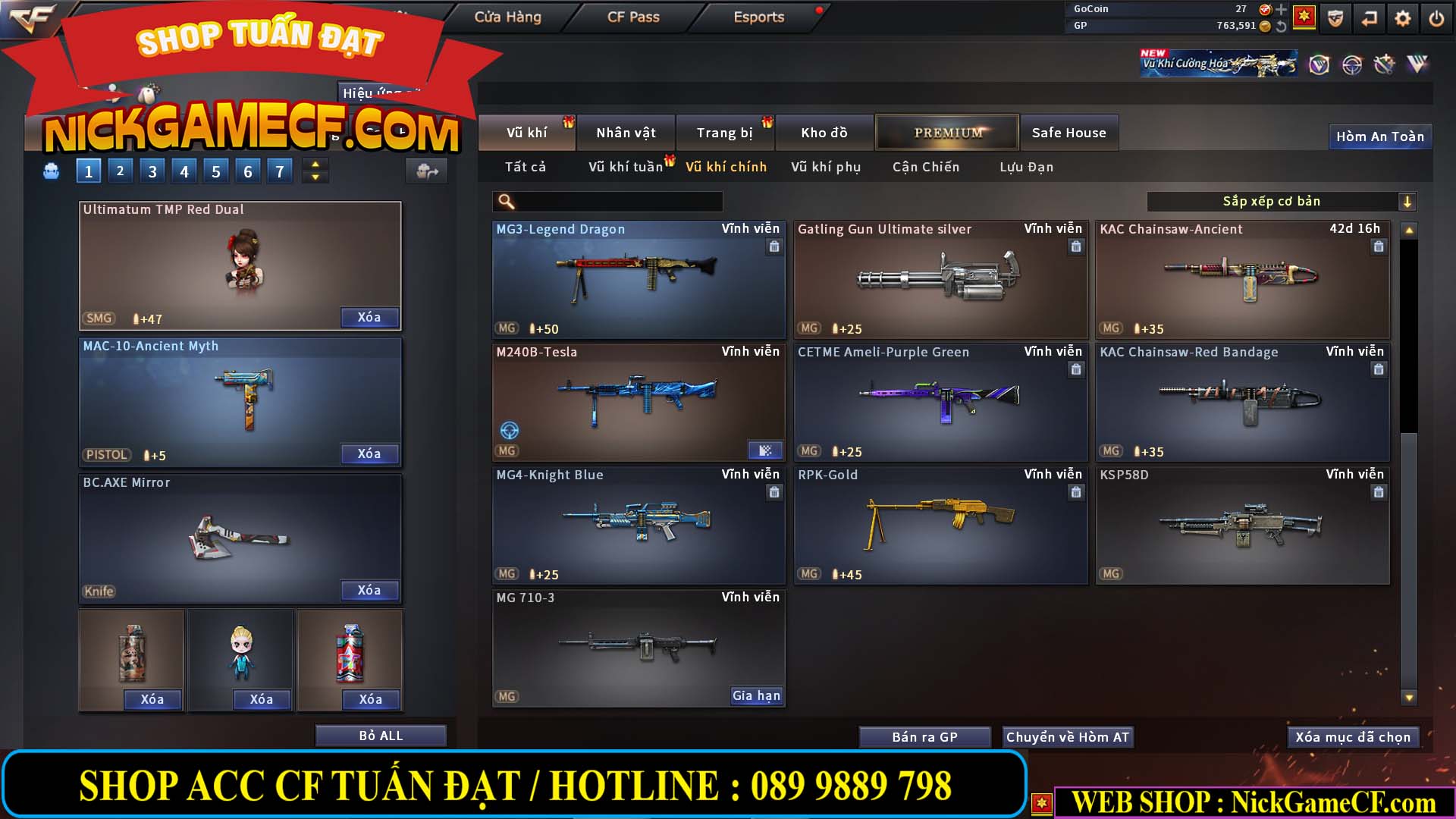 MÃ CF14559 - GIÁ : 6M2 - CHIẾN FULL ZOM ĐẸP - VIP4