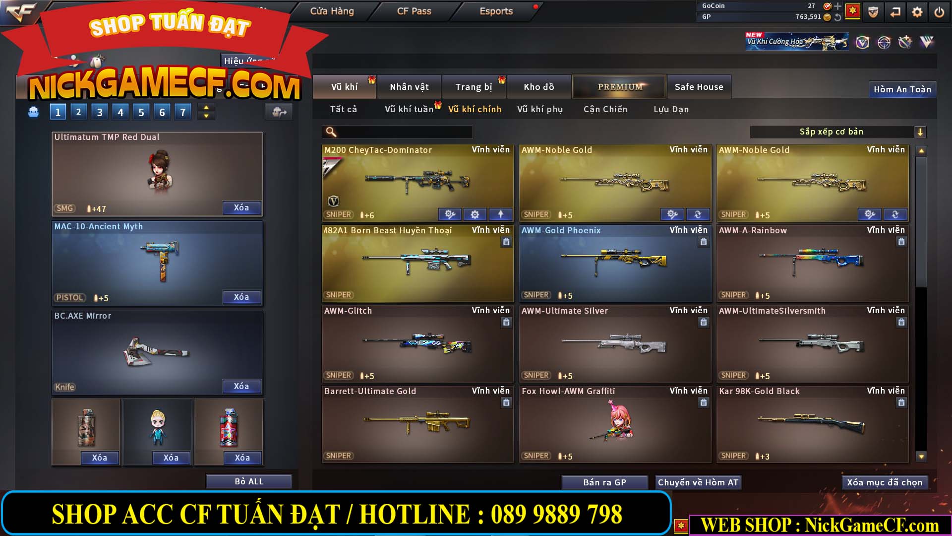 MÃ CF14559 - GIÁ : 6M2 - CHIẾN FULL ZOM ĐẸP - VIP4