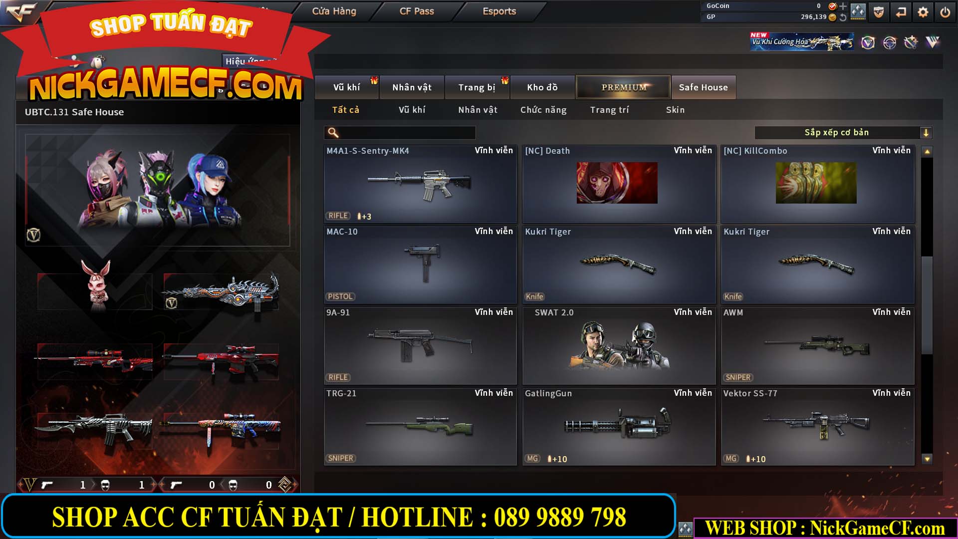 MÃ CF14569 - GIÁ : 999K - CHIẾN ZOM SIÊU XINH - VIP1 ĐẠN ẨN