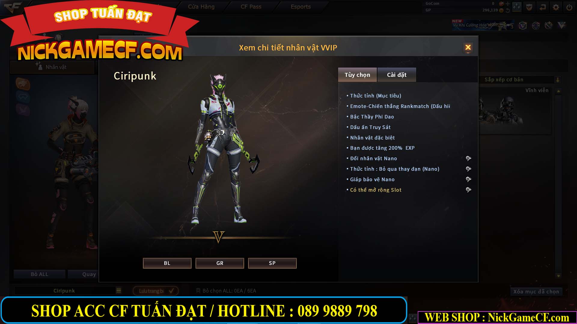 MÃ CF14569 - GIÁ : 999K - CHIẾN ZOM SIÊU XINH - VIP1 ĐẠN ẨN