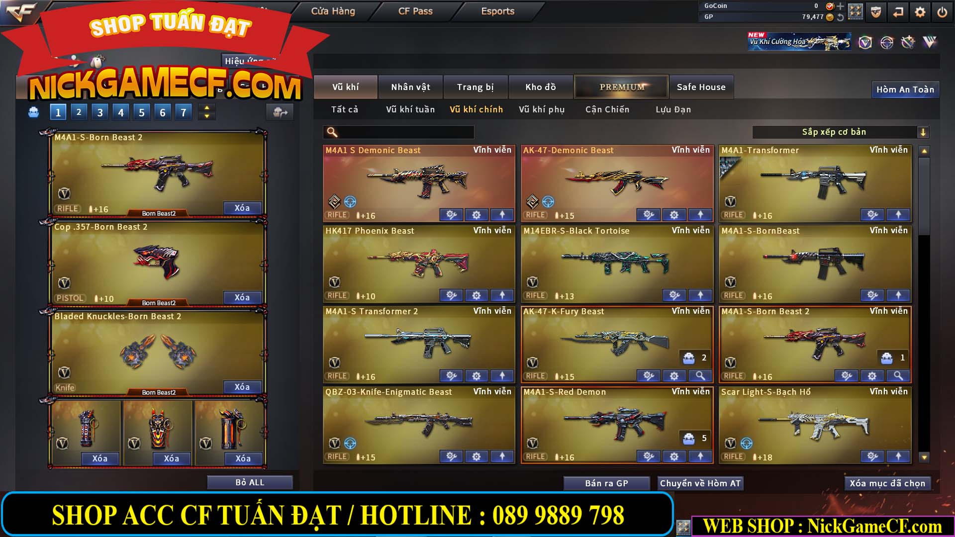 MÃ CF14689 - GIÁ : 9M5 - CHIẾN C4 XỊN - AI XINH - 62 VIP - VIP7