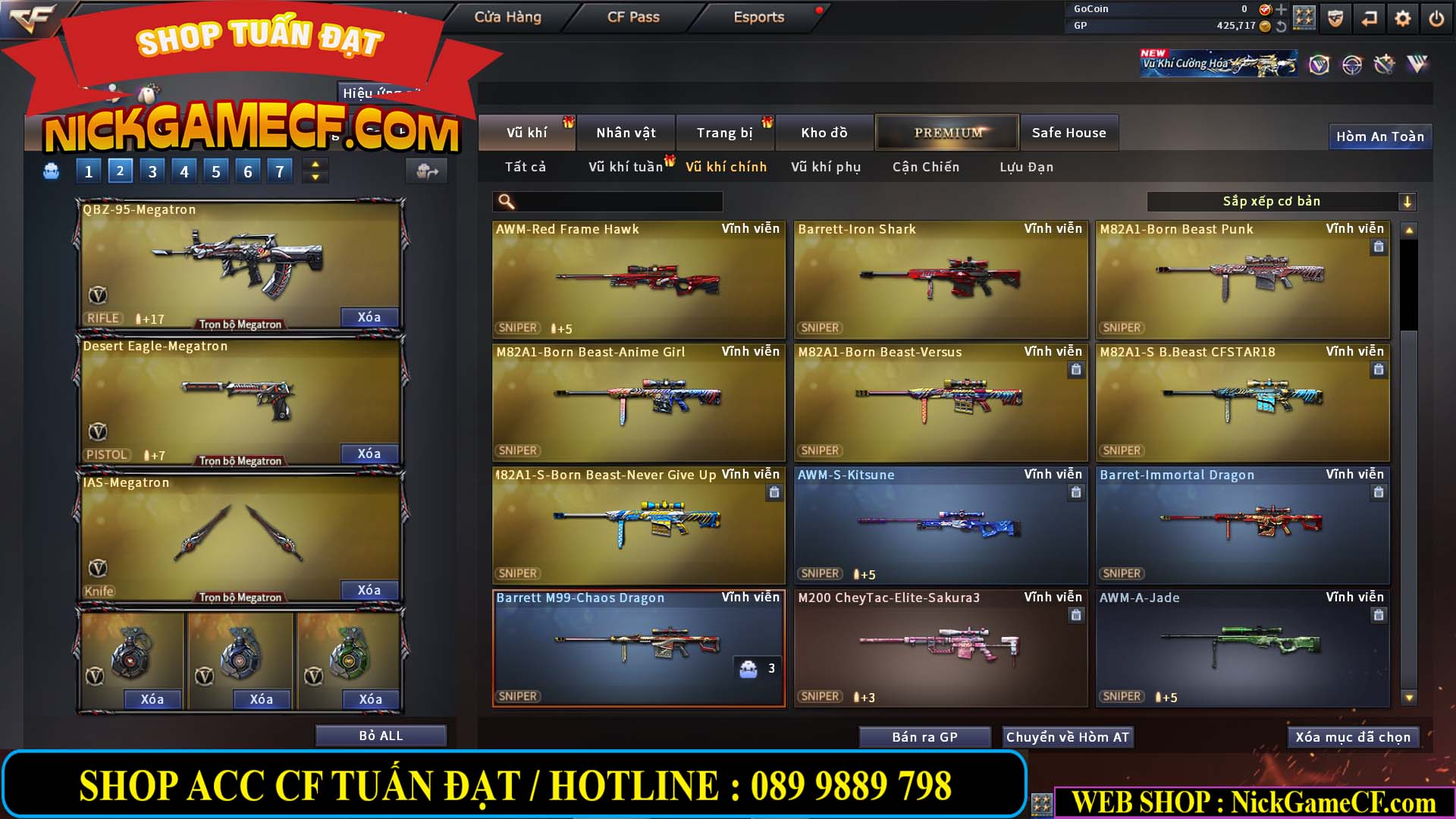 MÃ CF14689 - GIÁ : 9M5 - CHIẾN C4 XỊN - AI XINH - 62 VIP - VIP7