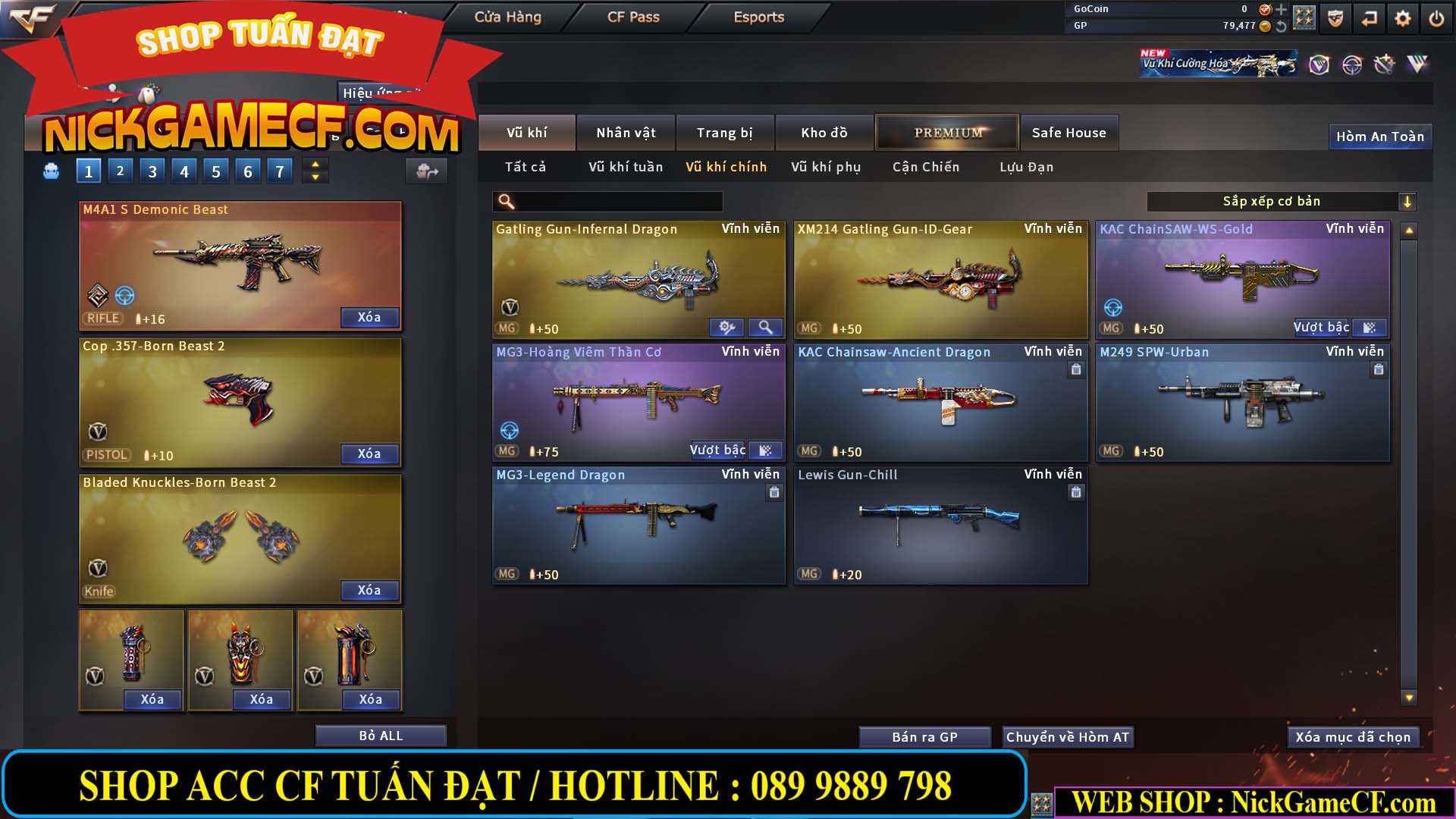 MÃ CF14689 - GIÁ : 9M5 - CHIẾN C4 XỊN - AI XINH - 62 VIP - VIP7