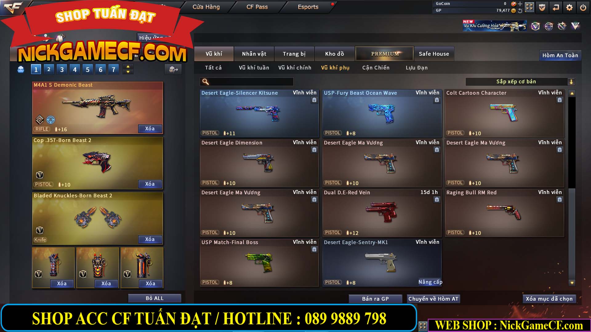 MÃ CF14689 - GIÁ : 9M5 - CHIẾN C4 XỊN - AI XINH - 62 VIP - VIP7