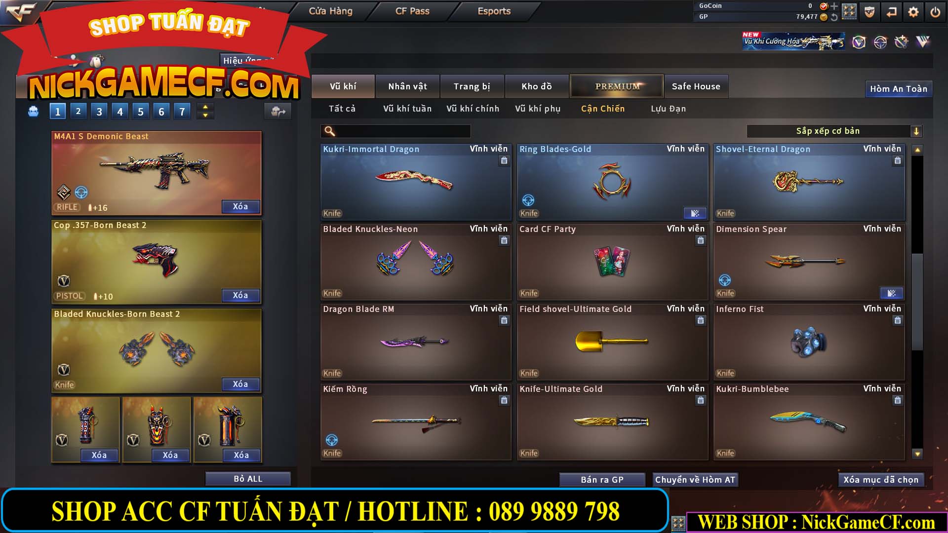 MÃ CF14689 - GIÁ : 9M5 - CHIẾN C4 XỊN - AI XINH - 62 VIP - VIP7