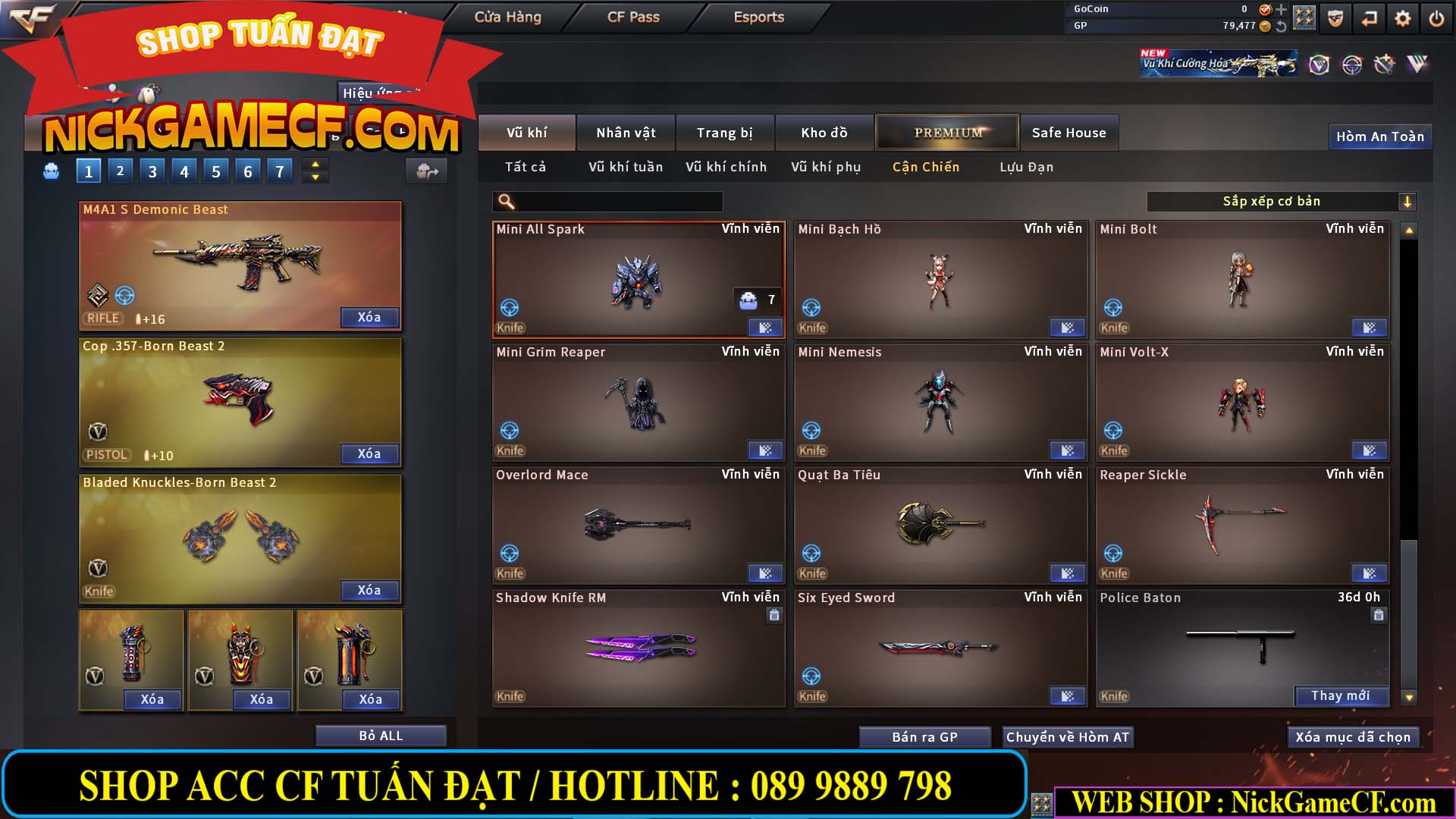 MÃ CF14689 - GIÁ : 9M5 - CHIẾN C4 XỊN - AI XINH - 62 VIP - VIP7