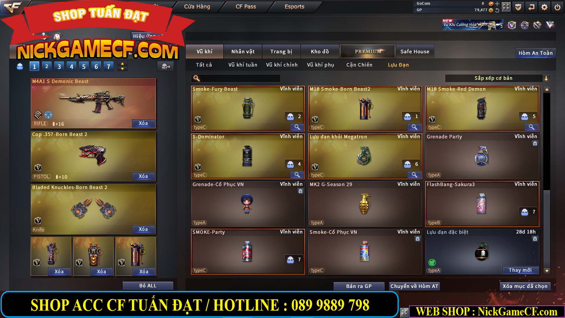 MÃ CF14689 - GIÁ : 9M5 - CHIẾN C4 XỊN - AI XINH - 62 VIP - VIP7